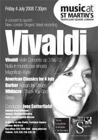 New London Singers Vivaldi